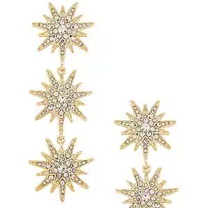 BaubleBar Callisto Drop Earrings in Gold | REVOLVE